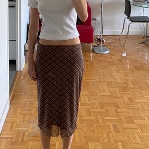 HM skirt vintage brown